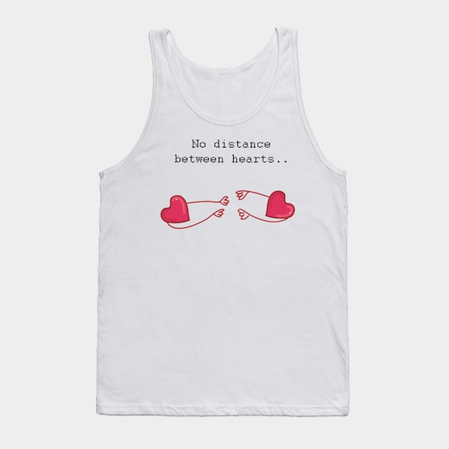 No Difference Between Hearts Tank Top by HeartFavoriteDesigns